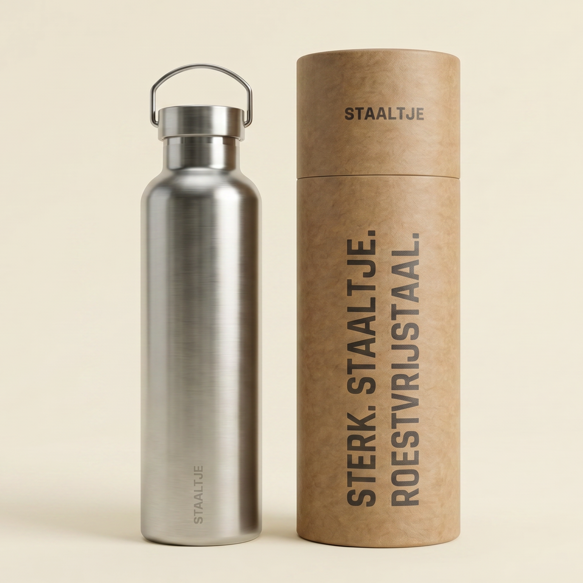 Premium RVS Thermosfles 1000ML RVS