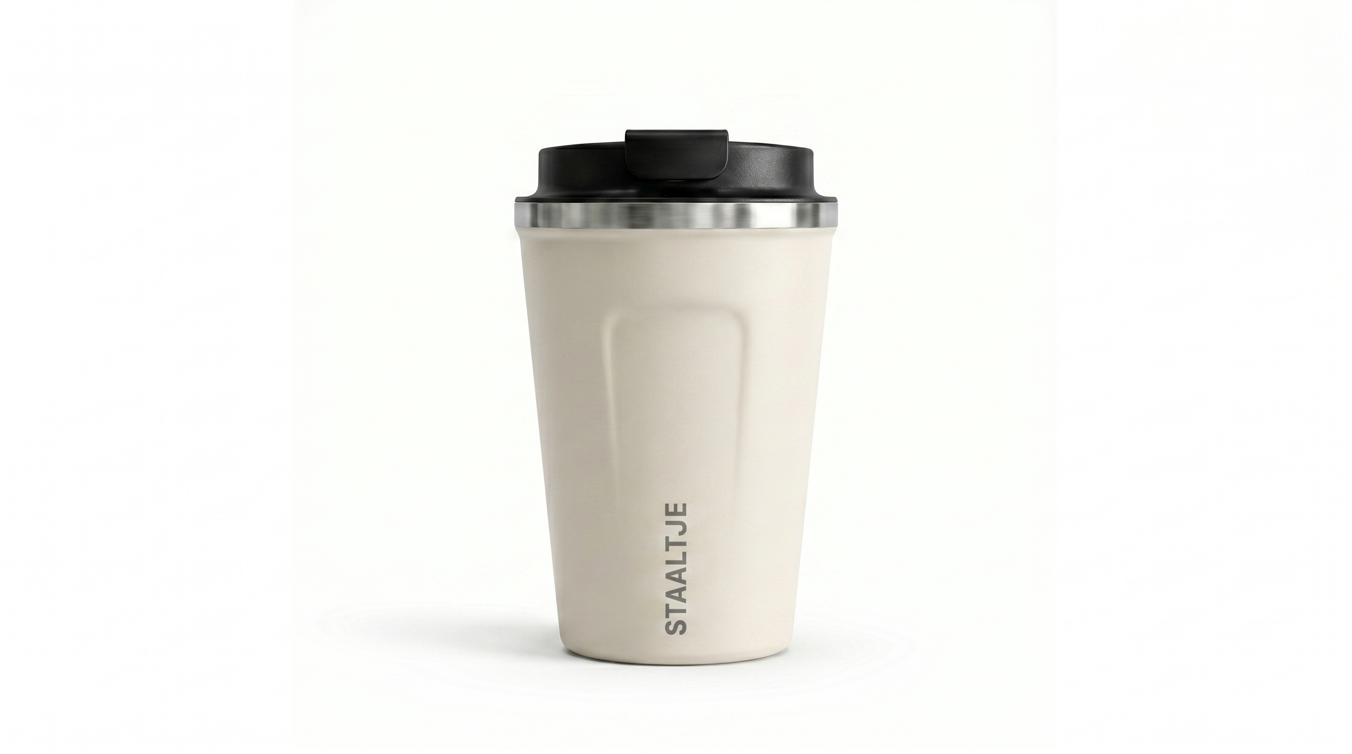 Premium RVS Thermosbeker 380ML Crème