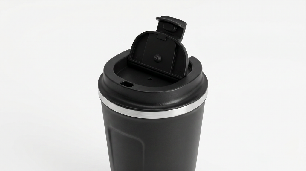 Premium RVS Thermosbeker 380ML Zwart